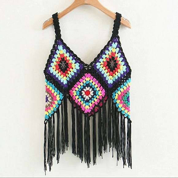 Boutique By The Bay Tops - Mystic Nomad Crop Top
